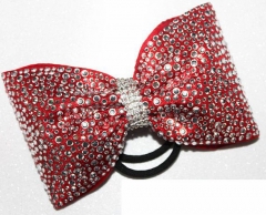 cheer bow motif custom available hotfix rhinestone transfer for decoration