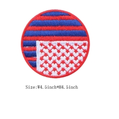 Custom Iron on Flag Embroidery Patch Design For Clothes