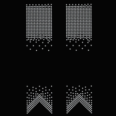 cheer bow motif iron on rhinestone heat transfer for accessories