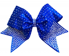 Cheer Bow Rhinestone Strips Iron On Heat Transfer