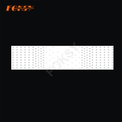 Bling Cheer Bow ribbon strip Iron on Rhinestones Transfer for Clothing
