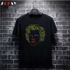 Marilyn Monroe Head Hotfix Rhinestone Transfer