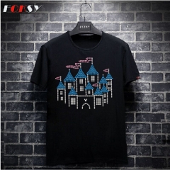 Castle Heat Press Rhinestone Transfer For Kids