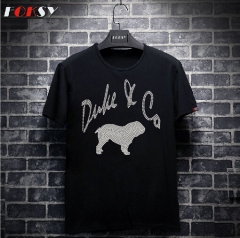 Custom Hot Fix Animals Motif Crystal Rhinestone Heat Transfer Iron on T-shirt