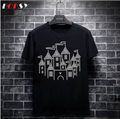 Crystal Castle Motif Hot Fix Rhinestone Transfer