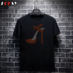High Heel Heat Rhinestone Motif Design