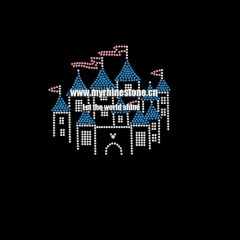 Castle Heat Press Rhinestone Transfer For Kids