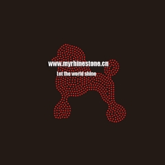 Dog Iron on Rhinestone Motif