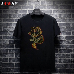 Dragon Iron on Rhinestone Motif Design