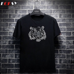 Tiger Heat Rhinestone Sticker