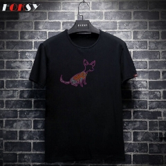 Pink Dog Hot-fix Rhinestone Motif
