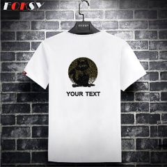 Cat Your Text Iron on Rhinestone Motif