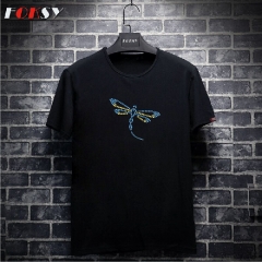 Dragonfly Iron on Rhinestone Motif