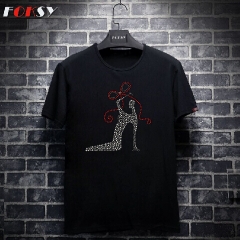 High Heel Iron on Rhinestone Motif