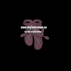 Pink High  Heel Hot Fix Rhinestone Motif