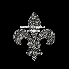 Fleur-de-lis Hot Fix Rhinestone Transfer Design