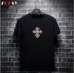 Cross Heat Rhinestone Motif Design