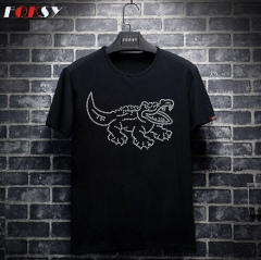 Crocodile Crystal Rhinestone Hotfix Transfer For Kids