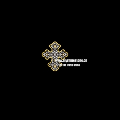 Cross Hot Fix Rhinestone Motif