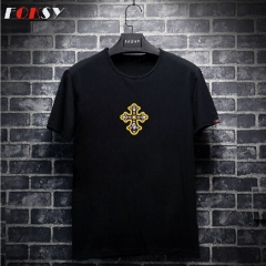 Cross Iron on Rhinestone Motif