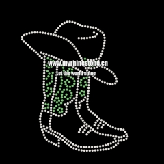 Sports Boots Hot Fix Rhinestone Transfer