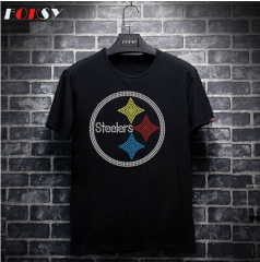 Steelers Logo Hotfix Rhinestone Transfers