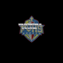 Custom Team Logo Hotfix Rhinestone Transfers for T shirts