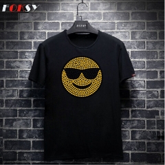 Cool Glasses Rhinestone Hotfix Emoji Transfers
