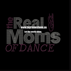 The Real Moms of Dance Heat Rhinestone Motif