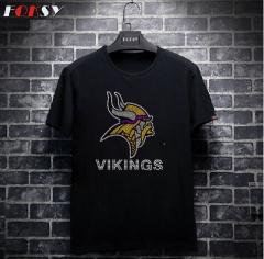 VIKINGS Logo Hotfix Rhinestone Transfers