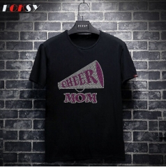 Wholesale Cheer Mom Hot Fix Rhinestone Transfer