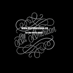 Crazy Iron On Rhinestone Transfer