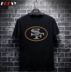 SF 49ers Logo Rhinestone Transfer for Garment