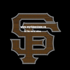 SF 49ERS Hoti Fix Rhinestone Transfers