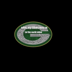 Green Bay Packers Hotfix Rhinestone Transfers