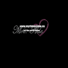 Mro Letter Heat Rhinestone Transfer