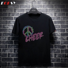 Wholesale Cheer Peace Mark Hot Fix Rhinestone Transfer
