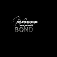 Mrs. bond Rhinestone Heat Transfer