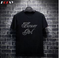 Flower Girl Iron-On Diamond Transfer