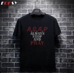 Always Stop And Pray Iron-On Rhinestone Transfer