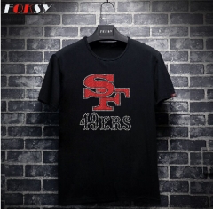 SF 49ERS Hotifx Rhinestone And Glitter Transfers