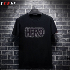 Hero Iron On Rhinestone Design