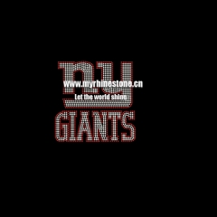 NY Giants Rhinestone Iron on Transfer