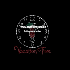 Factory Sales Vocation Time Motif Rhinestone Transfer