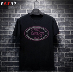 SF 49er Fun Rhinestone Iron on Football Transfer