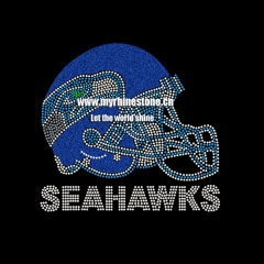 Seahawks Iron On Rhinestone Transfer
