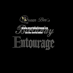 Birthday Entourage Hot Fix Rhinestone Design