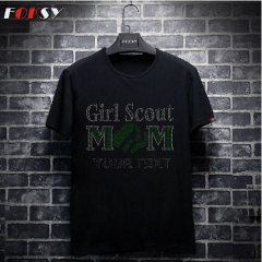 Girl Scout Mom Iron On Rhinestone Transfer