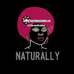 Naturally Iron On Rhinestone Transfer