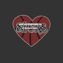 Spurs Love Iron On Rhinestone Transfer